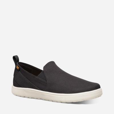 Pánské Slip On Teva Voya Slip On Černé - CZ595668